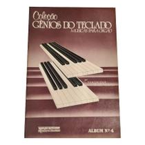 Livro coleção gênios do teclado música para órgão album 04 ( estoque antigo )