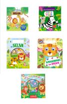 Livro - Coleção Infantil Bichinhos da Selva - Kit com 5 Livrinhos