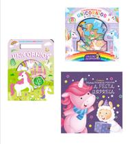 Livro - Coleção Infantil Unicórnio - Kit com 3 Livrinhos