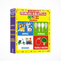 Livro - Coleção Minha Primeira Biblioteca Trilíngue - Box com 4 Livrinhos