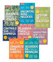 Livro Coleção Negócios Gestor De Sucesso Segredos 8 Volumes Capacitação Desenvolvimento