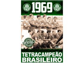 Livro Coleção Oficial Histórica Palmeiras Edição 08 Tetracampeão Brasileiro de 1969