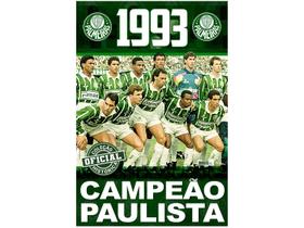 Livro Coleção Oficial Histórica Palmeiras Edição 11 Pôster Paulista 1993