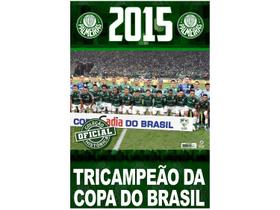 Livro Coleção Oficial Histórica Palmeiras Edição 20 Pôster Copa do Brasil 2015
