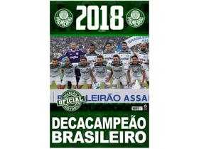 Livro Coleção Oficial Histórica Palmeiras Edição 22 Pôster Brasileiro 2018