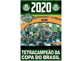 Livro Coleção Oficial Histórica Palmeiras Edição 24 Pôster Copa do Brasil 2020
