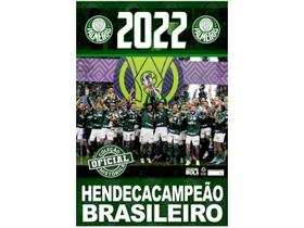 Livro Coleção Oficial Histórica Palmeiras Edição 30 Pôster Hendecacampeão Brasileiro 2022