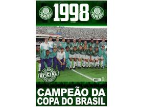 Livro Coleção Oficial Histórica Palmeiras Pôster Copa do Brasil 1998
