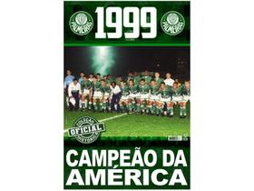 Livro Coleção Oficial Histórica Palmeiras Pôster Libertadores 1999