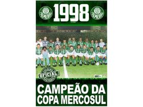 Livro Coleção Oficial Histórica Palmeiras Pôster Mercosul 1998