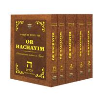 Livro Coleção Or Hachayim 5 volumes Livro Coleção Or Hachayim 5 volumes