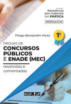 Livro - Coleção resistência dos materiais mod. 10: provas de concursos públicos e ENADE