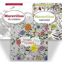 Livro - Coleção “Terapia das Cores – Livros para colorir antiestresse”