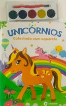 Livro colorindo com aquarela - unicornios - CULTURAMA EDITORA E DISTRIBUIDORA LTDA