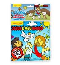 Livro - Colorindo com Deus Pai Livro de Banho