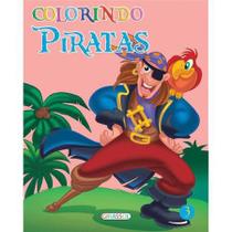 Livro Colorindo Piratas Volume 3 - Editora Girassol