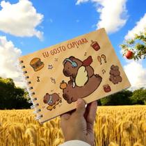 Livro Colorir 50 Páginas Capivaras Capa Dura Educativo E