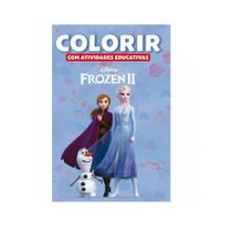 Livro Colorir Atividades Educativas Disney Frozen 2 Bicho Esperto