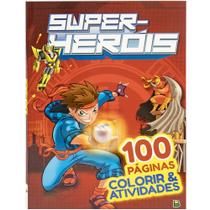 Livro - Colorir & Atividades: Super-heróis