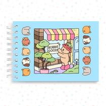 Livro Colorir Bobbie Goods 50 Folhas Desenhos Pintar Ursinho Cor Azul-celeste