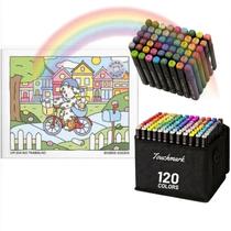 Livro Colorir Bobbie Goods + Canetinha Touch 120 Cores Caderno Pintura Bob Guds Livro Colorir Bobbie Goods + Canetinha Touch 120 Cores Caderno Pintura Bob Guds