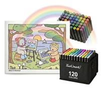 Livro Colorir Bobbie Goods + Canetinha Touch 120 Cores Caderno Pintura Bob Guds