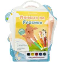 Livro - Colorir e Imaginar: Animais da Fazenda