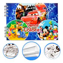 Livro Colorir - Infantil 50 Folhas Desenhos Pintar Capa Dura Livro Colorir - Infantil 50 Folhas Desenhos Pintar Capa Dura