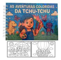 Livro Colorir Pura Magia Tchu Tchu Estilo Bobbie Goods 50Pg