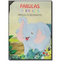 Livro com Fantoche - Fábulas Divertidas: PINGO. O ELEFANTE. - Bom Bom Books