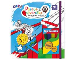 Livro Com Giz Parque De Diversões - Toyster