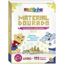 Livro - Com Matemática Também se Brinca: Material Dourado (Escolinha Todolivro)