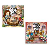Livro - Combo Cute & Comfy Colorindo com Deus Pai - Kit com 2 Livros Livro - Combo Cute & Comfy Colorindo com Deus Pai - Kit com 2 Livros