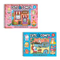 Livro - Combo Cute & Comfy Super Extra - Kit com 2 Livros - Capa Dura Holográfica