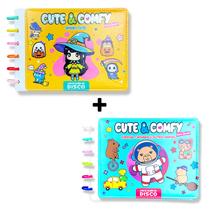 Livro - Combo Cute e Comfy Super Special - Kit com 02 Livros de Colorir Encadernação em Disco Livro - Combo Cute e Comfy Super Special - Kit com 02 Livros de Colorir Encadernação em Disco
