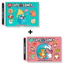Livro - Combo Cute e Comfy Super Special - Kit com 02 Livros de Colorir Livro - Combo Cute e Comfy Super Special - Kit com 02 Livros de Colorir