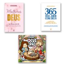 Livro - Combo Devocional - Kit com 2 Livros Devocionais + Livro de Colorir Fofo