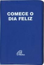 Livro - Comece o dia feliz - Capa plástica azul