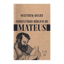 Livro - Comentário bíblico de Mateus Livro - Comentário bíblico de Mateus