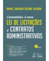 Livro - Comentários À Nova Lei de Licitações e Contratos Administrativos - 4ª Edição 2024 Livro - Comentários À Nova Lei de Licitações e Contratos Administrativos - 4ª Edição 2024