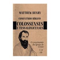 Livro - Comentários colossenses, tessalonicenses 1 e 2