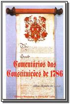 Livro - Comentarios Das Constituicoes 1786