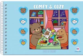 Livro - Comfy and Cozy Blue - Para Colorir