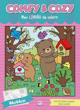 Livro - Comfy and Cozy - Meu Livrão de Colorir