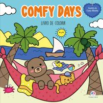 Livro - Comfy days - livro de colorir