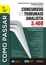Livro - Como passar em concursos de Tribunais: Analista 2020 - 9ª EDIÇÃO