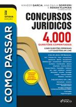 Livro - Como Passar em Concursos Jurídicos - 4.000 Questões Comentadas - 8ª Ed - 2023