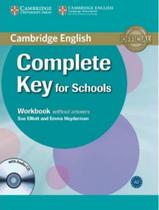 Livro - Complete Key For Schools Wb Without Answers With Audio Cd