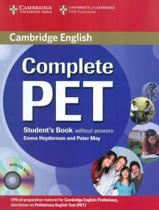 Livro - Complete Pet Sb Without Answer With Cd-Rom