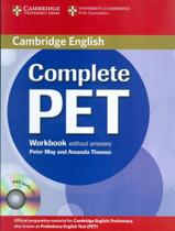 Livro - Complete Pet Wb Without Answers With Audio Cd